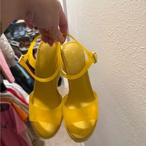 Aldo Vibrant Yellow Women's Sandals